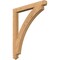 Ekena Millwork Thorton Arts & Crafts Smooth Bracket, Western Red Cedar, 3 1/2"W x 36"D x 44"H BKT04X36X44THR03SWR - alternate 1